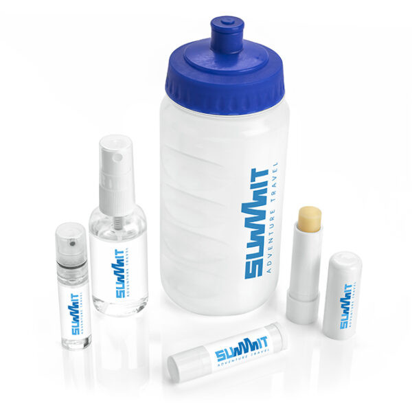 Custom Printed 6pc Plastic Sports Water Bottle Set