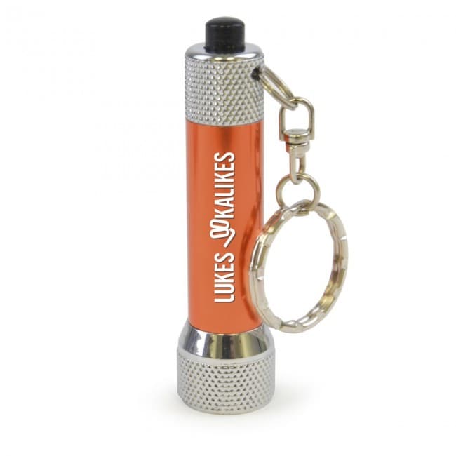 Custom Printed LED Metal Torch Keyring - Image 8