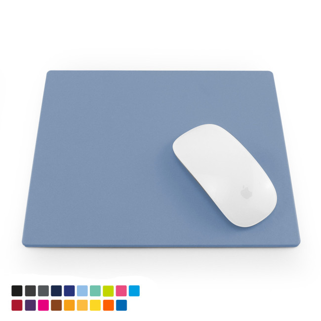 Custom Printed Mouse Mat In Soft Touch Vegan Torino PU