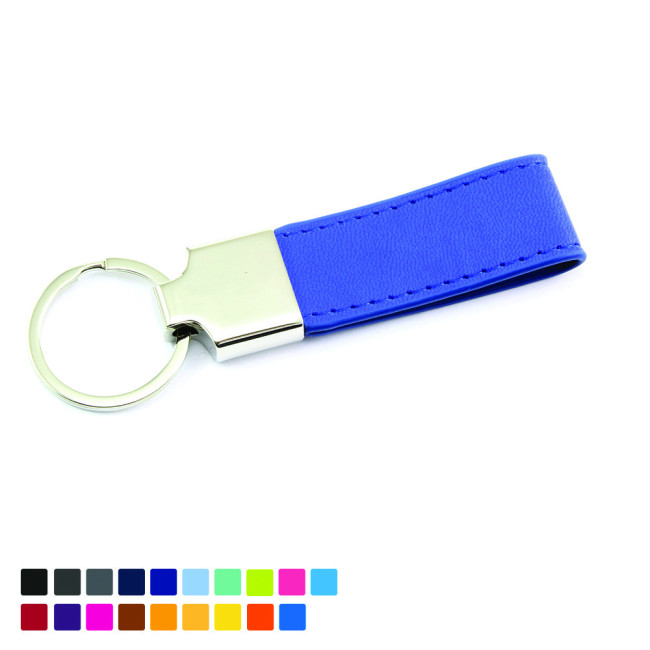 Custom Printed Deluxe Torino Loop Key Fob