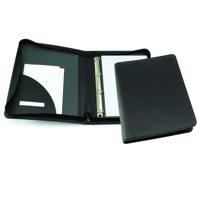 Custom Printed Como Recycled A4 Zipped Ring Binder