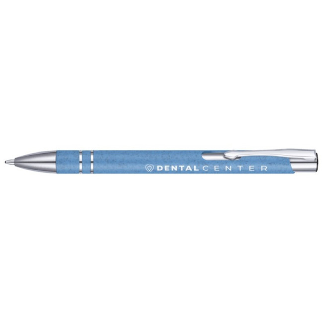 Custom Printed Eco Electra Wheatstraw Ballpen