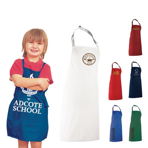 Custom Printed Childrens Cotton Apron - Image 1