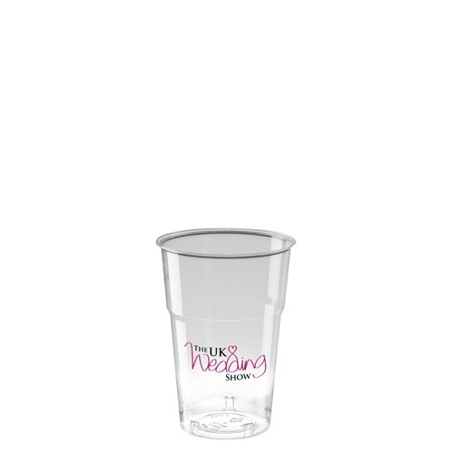 Custom Printed Crystal Polystyrene Disposable Plastic Tumbler 120ml