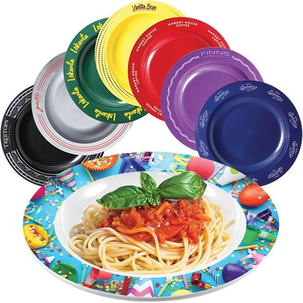 Custom Printed Reusable Plastic Plate