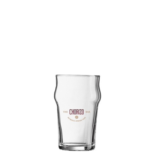 Custom Printed Nonic Beer Glass Half Pint