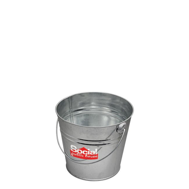 Custom Printed Steel Serving Bucket 500ml