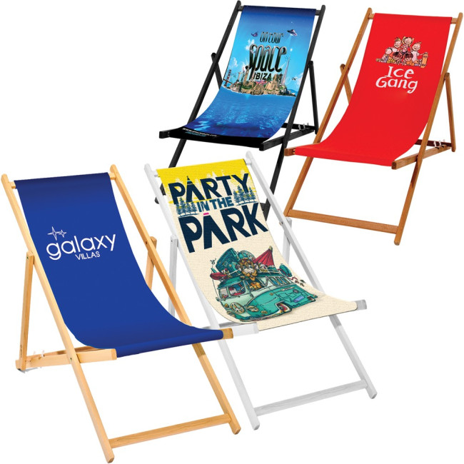 Custom Printed Full Size Deck Chair