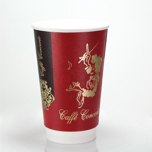 Custom Printed Double Walled Paper Cup 455ml