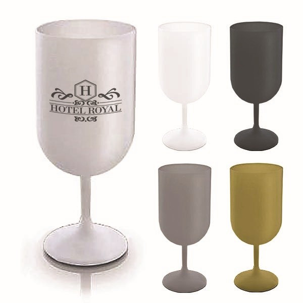 Custom Printed Plastic Wine Glass