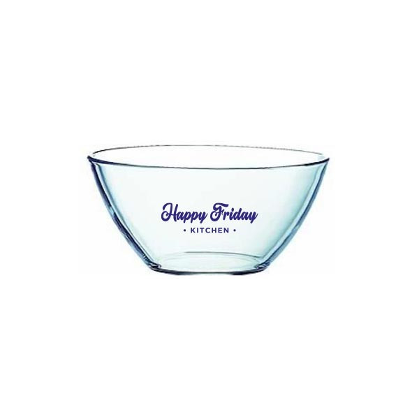 Custom Printed Cosmos Glass Serving Bowl 120mm