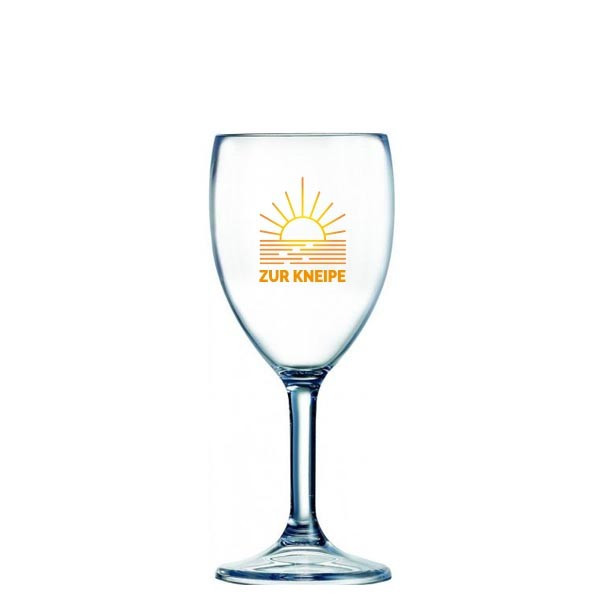 Custom Printed Outdoor Perfect Wine Glass 300ml