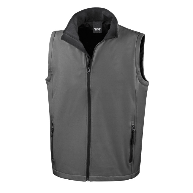 Custom Printed Result Printable Softshell Bodywarmer - Image 1