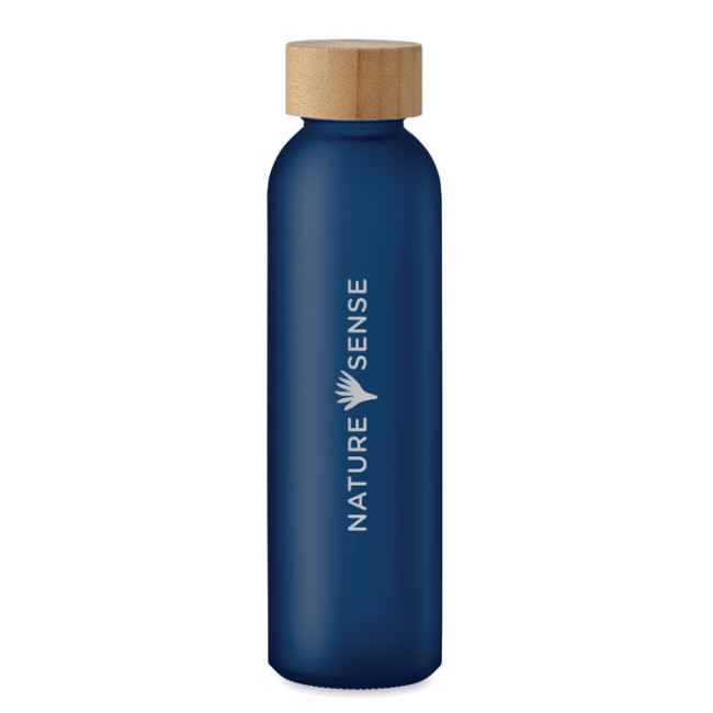 Custom Printed Frosted Glass Bottle 500ml - Image 2