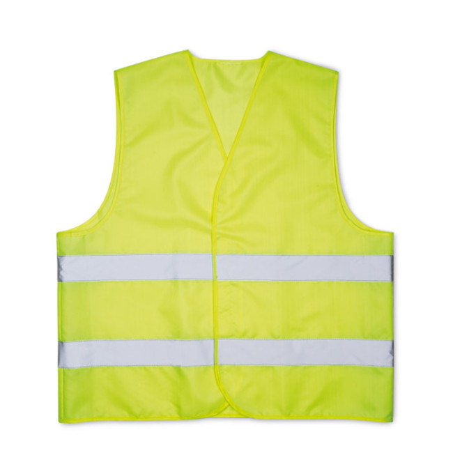 Custom Printed Knitted Material Safety Waistcoat - Image 1