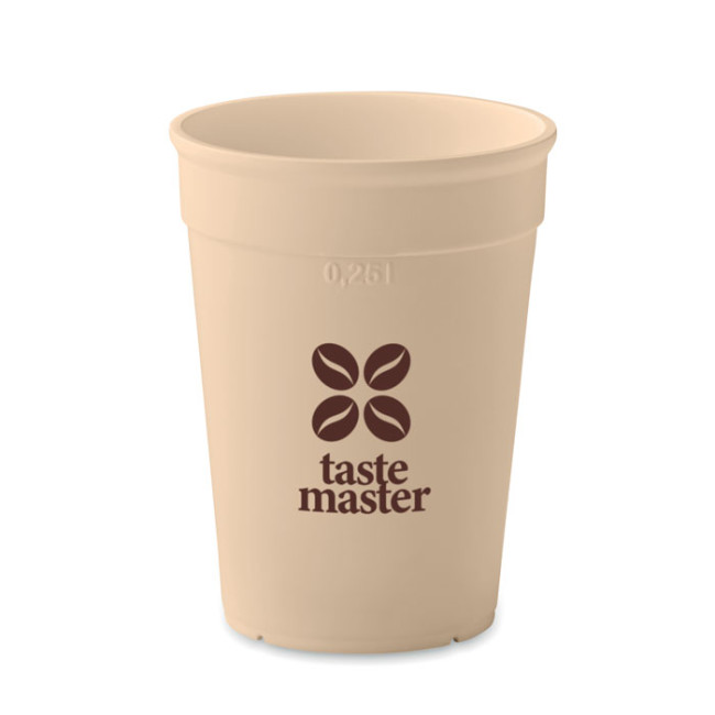 Custom Printed Recycled PP Cup Capacity 300ml - Image 3