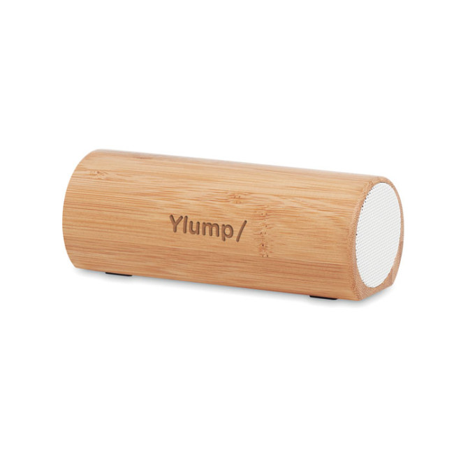 Custom Printed Wireless Bamboo Speaker 2X5W