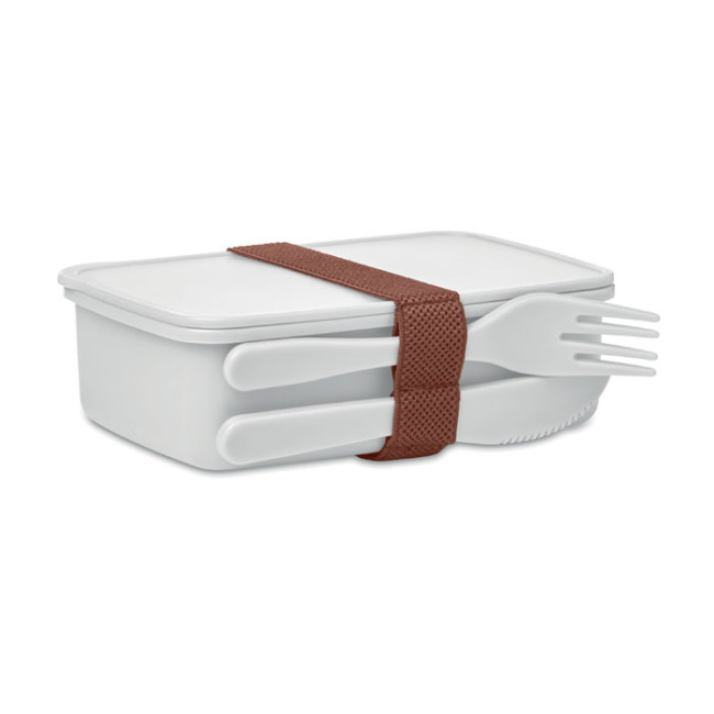 Custom Printed Lunch Box With Cutlery - Image 3