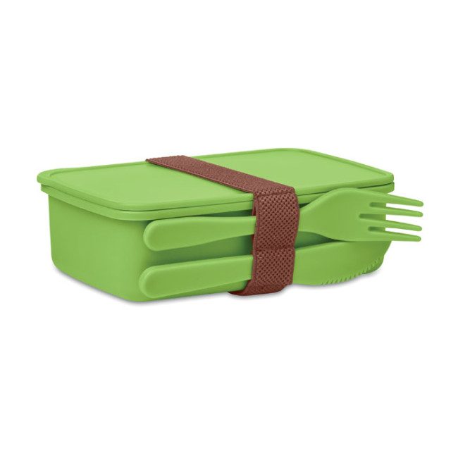 Custom Printed Lunch Box With Cutlery - Image 4