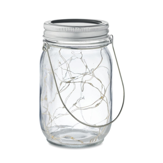 Custom Printed Solar Mason Jar Outdoor Lamp