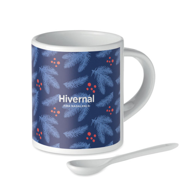 Custom Printed Ceramic Sublimation Mug 300ml - Image 1