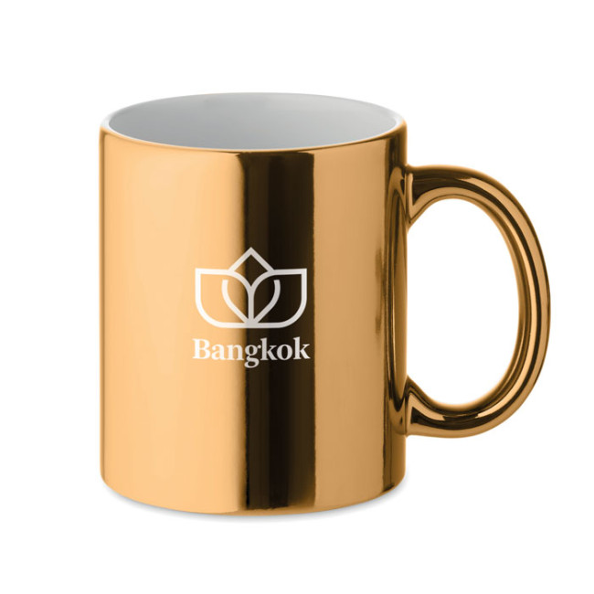 Custom Printed Ceramic Mug Metallic 300ml - Image 1