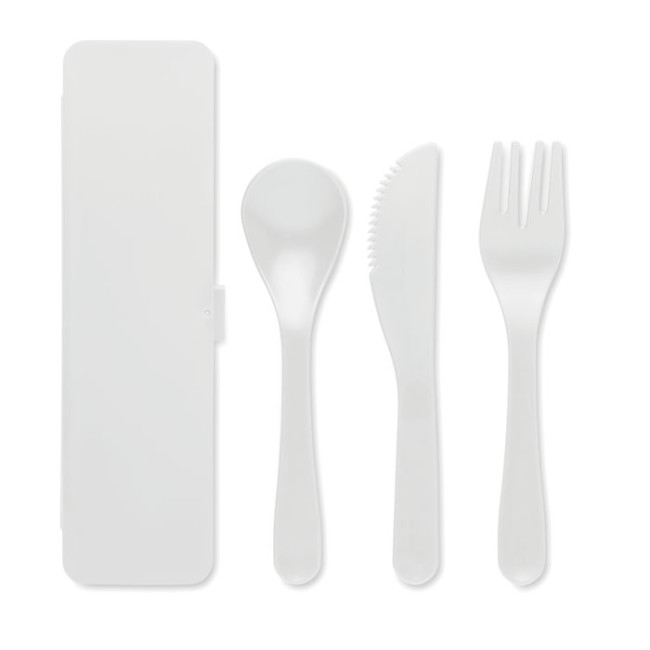 Custom Printed Cutlery Set Recycled PP - Image 3