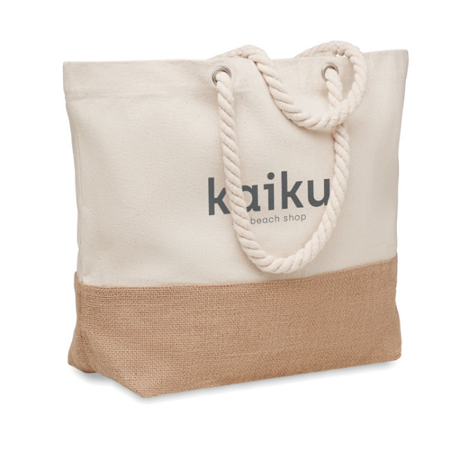 Custom Printed Canvas Beach Bag 280 Gr/m²