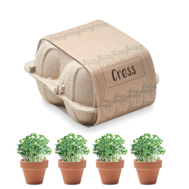 Custom Printed Egg Carton Growing Kit