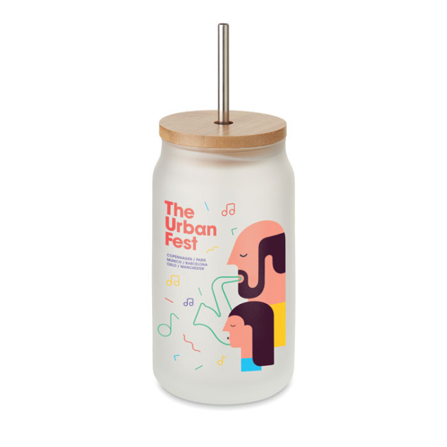 Custom Printed Sublimation Mason Jar 400ml