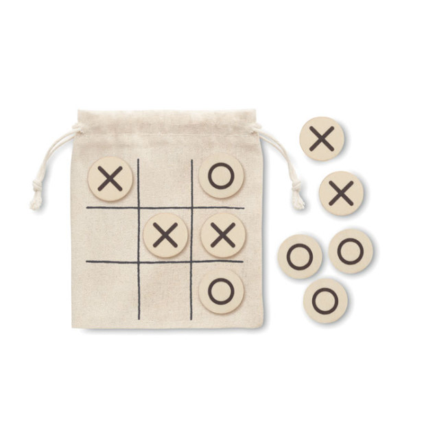 Custom Printed Wooden Tic Tac Toe