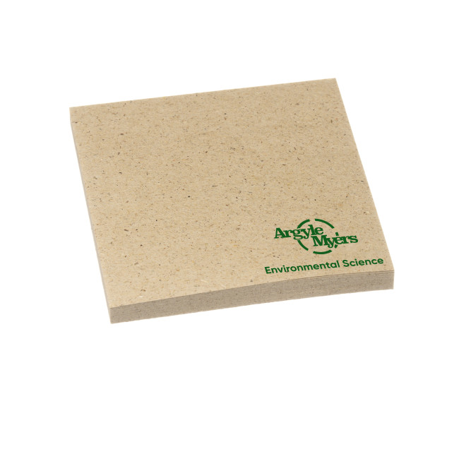 Custom Printed Grass Paper Sticky Notes 75x75mm