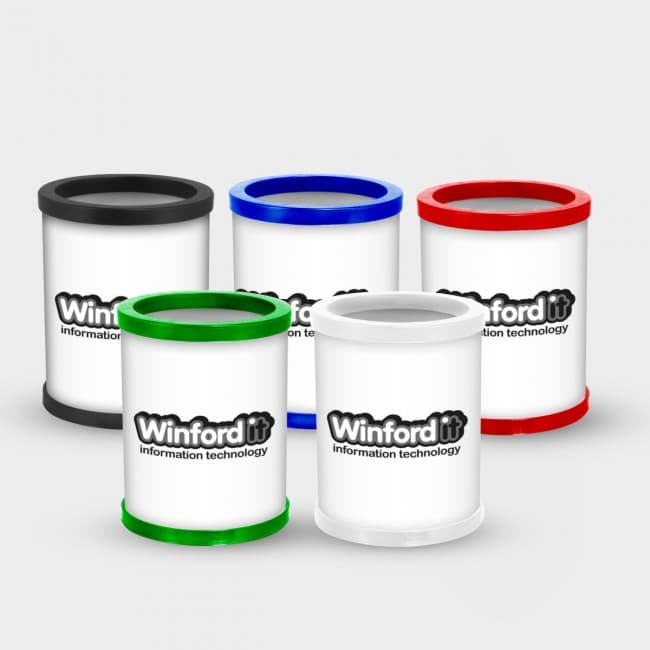 Custom Printed Green & Good Full Colour Pen Pot - Recycled - Image 1