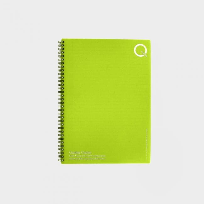 Custom Printed Green & Good A4 Polypropylene Wire Notebooks - Recycled - Image 3