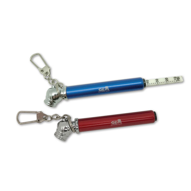 Custom Printed Tyre Pressure Gauge Keyring