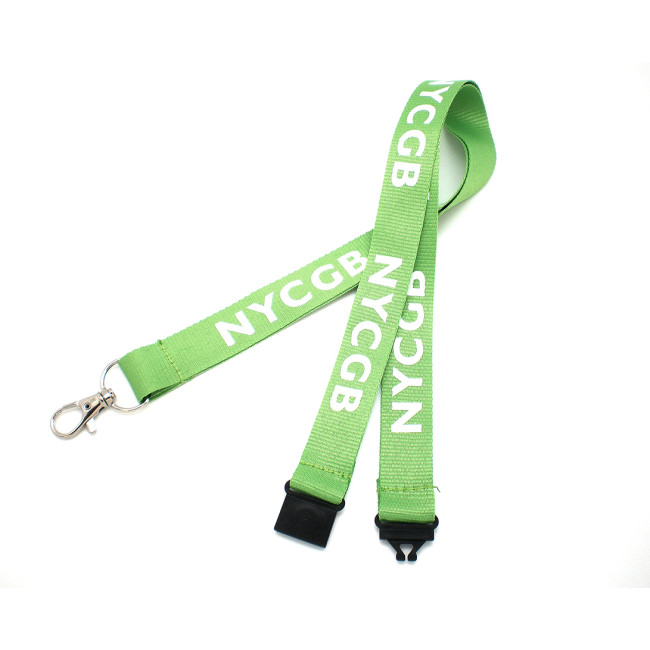 Custom Printed 20mm Flat Polyester Lanyard