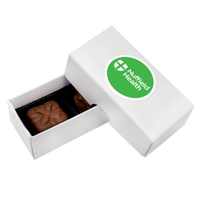 Custom Printed 2 Chocolate Truffles Box