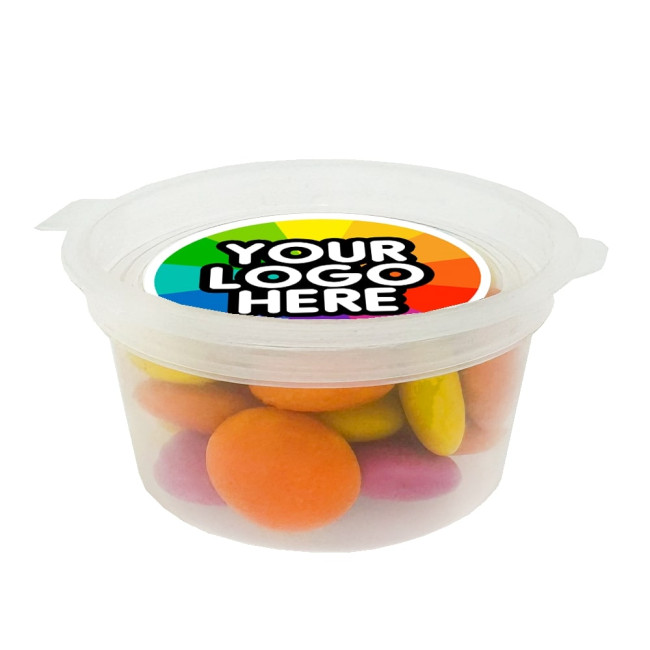 Custom Printed Chocolate Beans Tub 20g