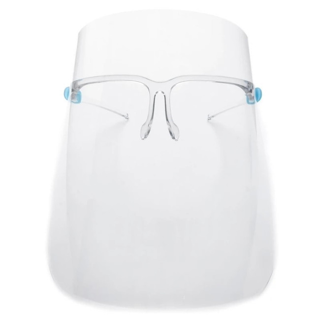 Custom Printed Face Shield with Glasses