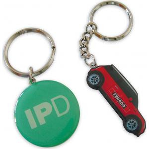 Custom Printed Printed with Epoxy Keyrings