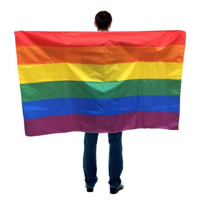 Custom Printed Rainbow Flag