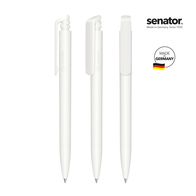 Custom Printed Senator Trento Recycled Push Ball Pen - Image 4