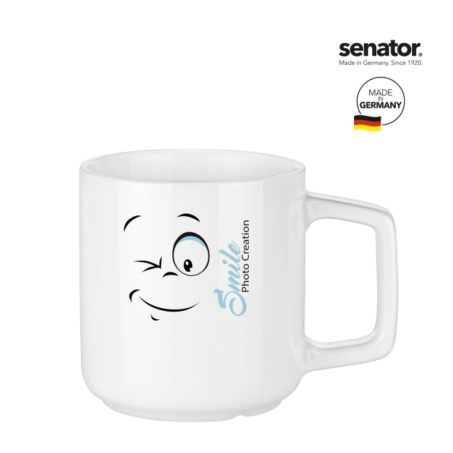 Custom Printed Senator Amity Small Porcelain Mug