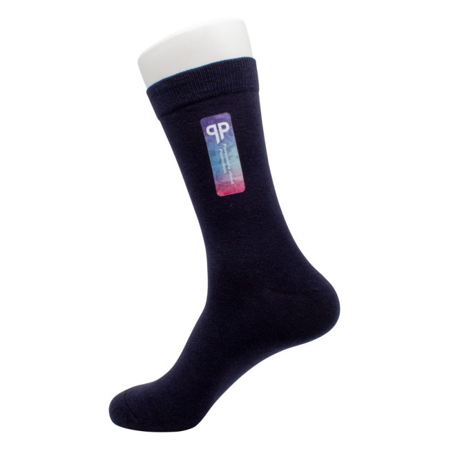 Custom Printed Transfer Print Cotton Socks - Image 1