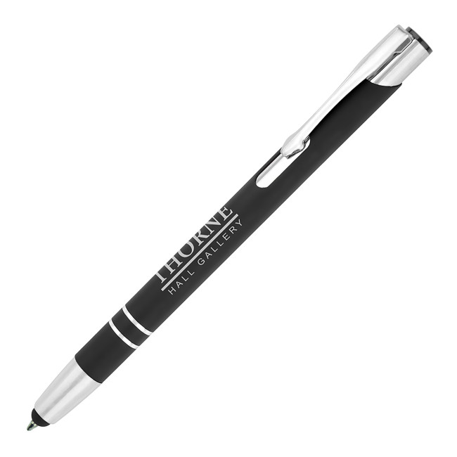 Custom Printed Beck Soft Stylus Ball Pen - Image 2