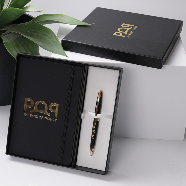 Custom Printed Executive Notebook Gift Set