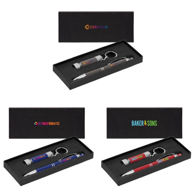 Custom Printed Phoenix & McQueen Softy Pen Gift Set Full Colour Box