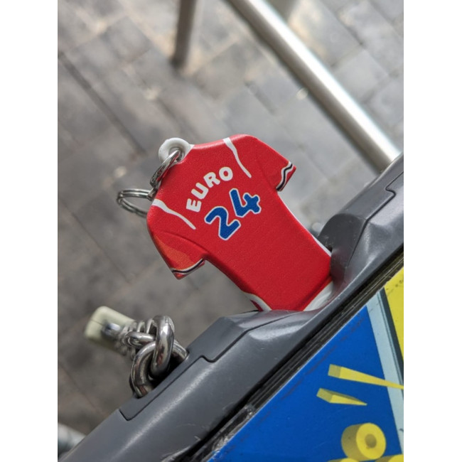 Custom Printed Shirt Shaped Trolley Stick Keyring - Image 7