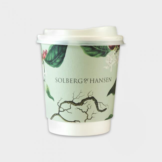 Custom Printed Green & Good Compostable Eco Cup 8oz