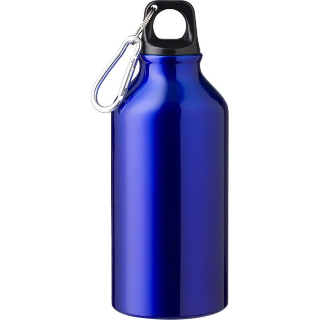 Custom Printed Recycled Aluminium Single Walled Bottle 400ml - Image 6